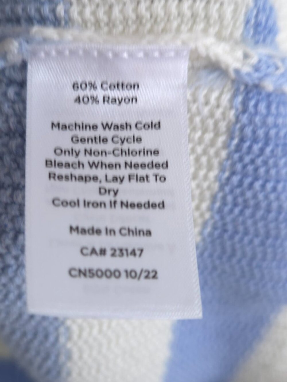 Talbots Striped Cardigan - Picture 4 of 6
